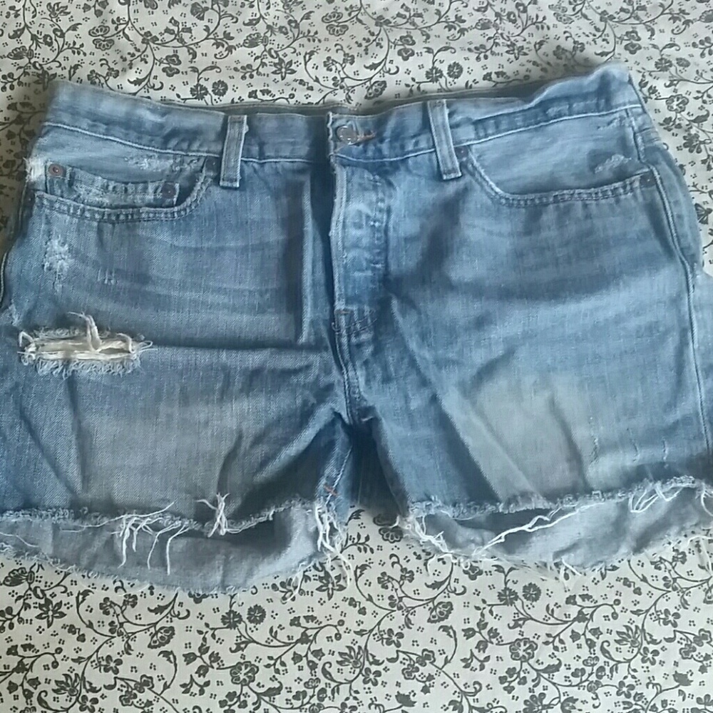 Levi Denim cutoff shorts